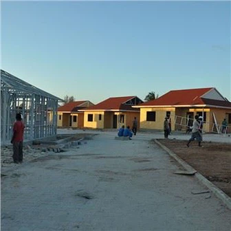 Videi draudzīgas tērauda paneļu mājas