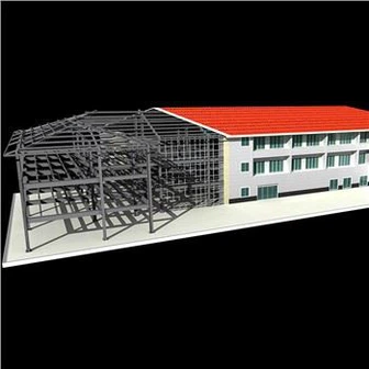 Smagas grīdas iekraušanas tērauda konstrukciju darbnīca