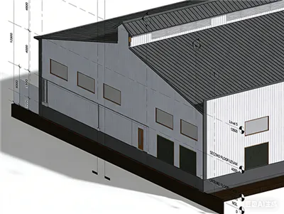 CBC tērauda konstrukciju noliktavas dizains Sebu, Filipīnās (neregulāra forma)
