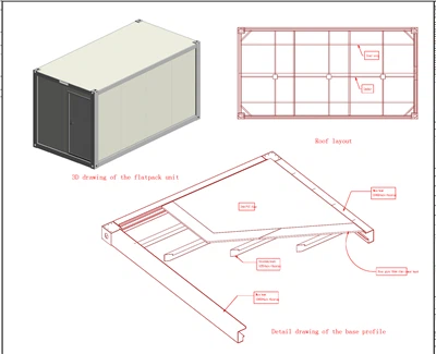 Pielāgots moduļu ēkas dizains Indonēzijas kalnrūpniecības nometnei
